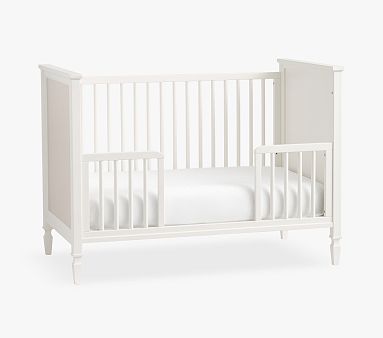 Pilar 2-in-1 Toddler Bed Conversion Kit Only, Simply White/Oat, Parcel Delivery