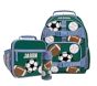 Mackenzie Green Sports Chenille RPET Bundle: Small Backpack, Classic Lunch, 12oz Water