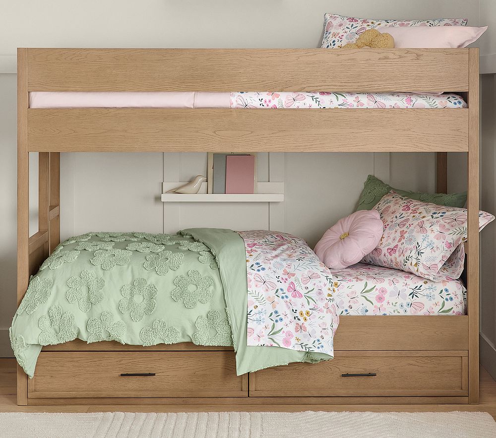 Camden Storage Low Twin-Over-Twin Bunk Bed