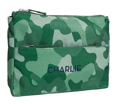 Green Classic Camo Mackenzie RPET Supplies Pouch