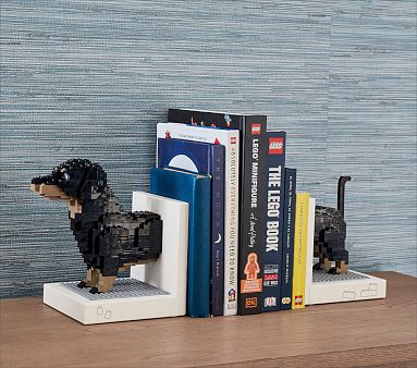 LEGO® Accessory: Buildable Bookends, White