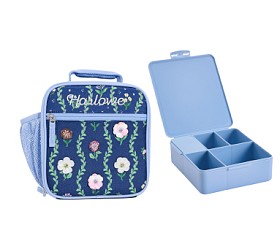 Mackenzie Sequin Flower Trellis Lunch & Bento Bundle, Set of 2