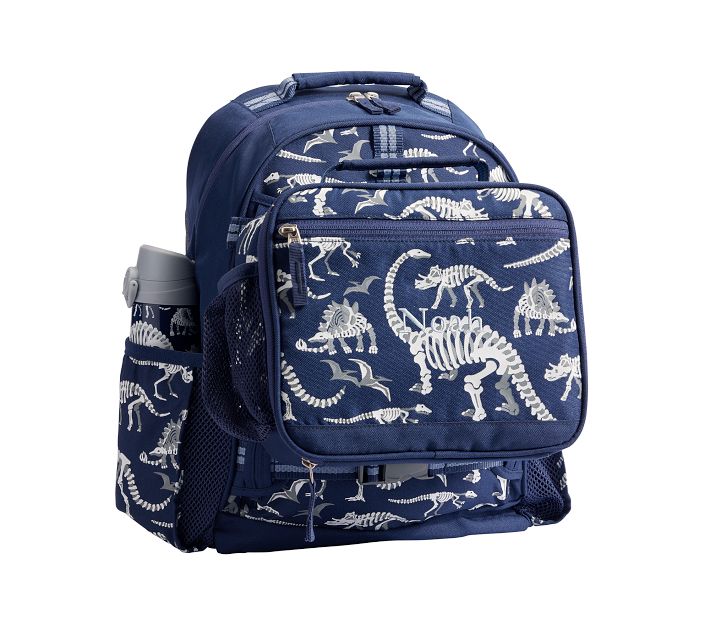 Pottery Barn Kids MACKENZIE リュック 恐竜柄 Mackenzie Blue Dino Backpacks | Pottery Barn Kids