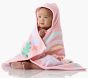 Rainbow Garden Baby Beach Hooded Towel UPF 50+