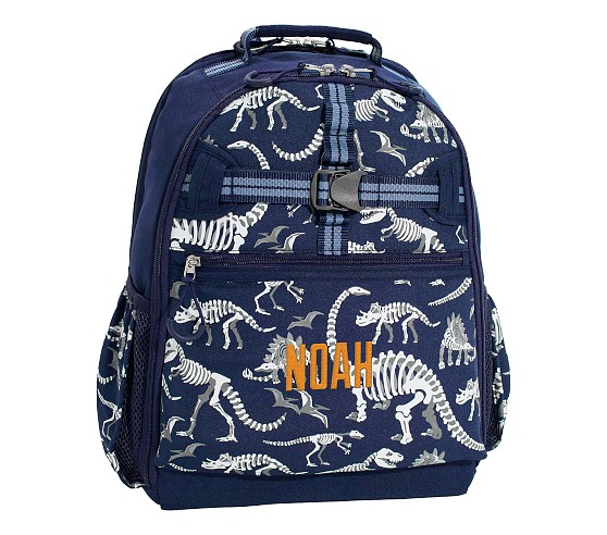 Mackenzie Navy Dinosaur Bones Glow-in-the-Dark Adaptive