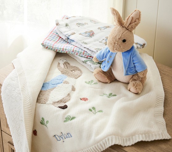 Peter Rabbit™ Heirloom Baby Blanket