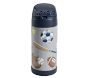 Mackenzie Glow-in-the-Dark Pinstripe Sports Water Bottle