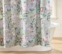 Storybook Friends Floral Shower Curtain