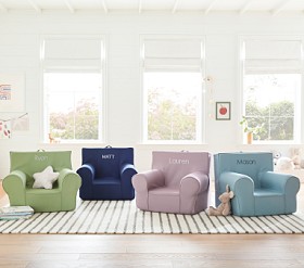 椅子(チェア)・スツール H&T Chair Co. ANYWHERE CHAIR Kids Anywhere Chair®, Oatmeal with White Piping | Pottery