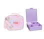 Mackenzie Dreamy Foil Hearts Adaptive Lunch &amp; Bento Bundle, Set of 2