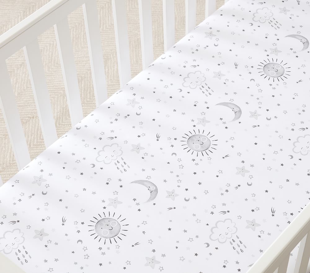 Skye Organic Crib Fitted Sheet