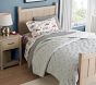 Embroidered Stripe Lightweight Quilt &amp; Shams