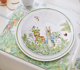 【値下げ】 PETER RABBIT FINGER PLATE Peter Rabbit™ Garden Plates | Easter Tableware | Pottery