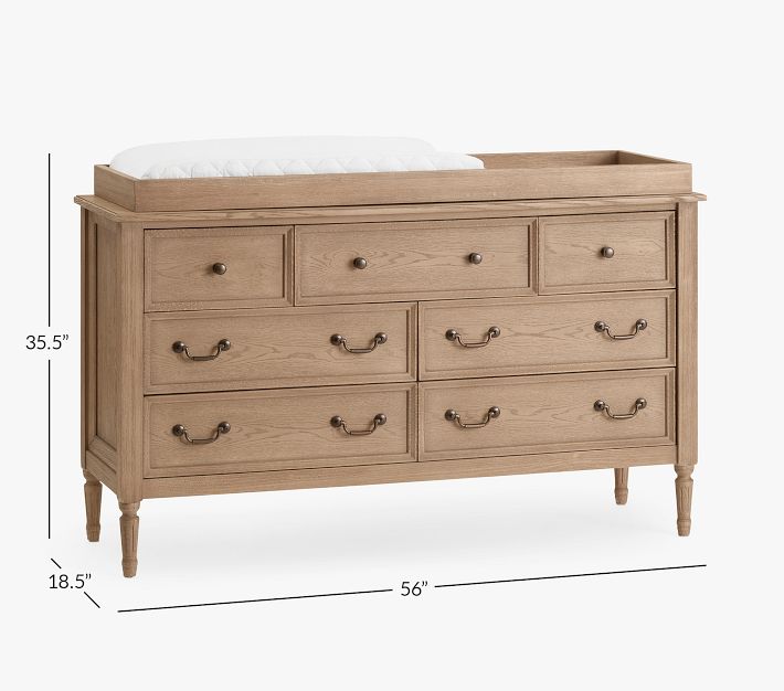 Blythe Extra Wide Changing Table Dresser Topper Pottery Barn Kids