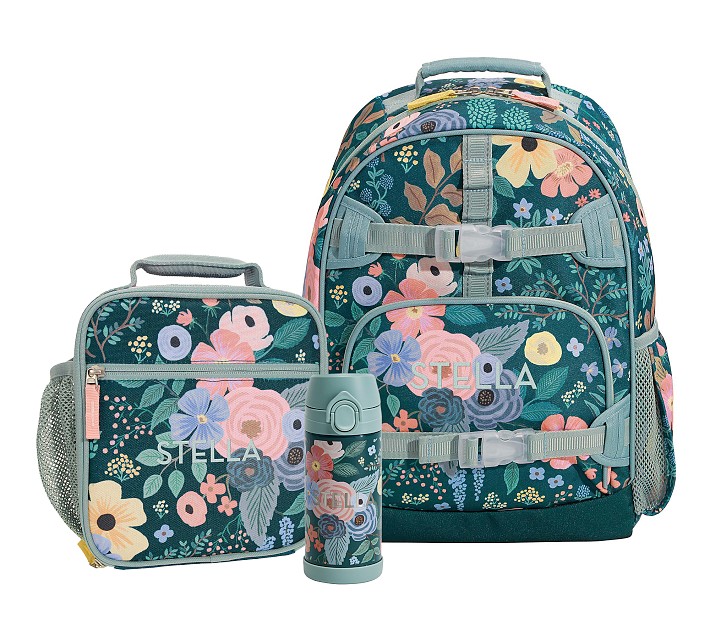 Mackenzie Rifle Paper Garden Party Backpack Lunch Bundle