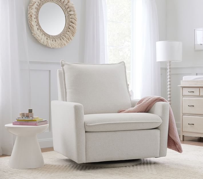 Paxton Chair and a Half Glider Chair | Pottery Barn Kids