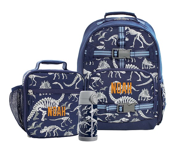 Mackenzie Blue Multi Dinos Backpack & Lunch Bundle, Set of 3