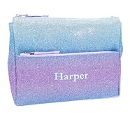Mackenzie Rainbow Ombre Sparkle Glitter Supplies Pouch