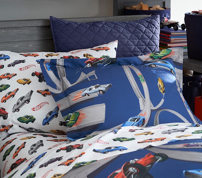 Hot Wheels® Kids' Sheet Set Pottery Barn Kids