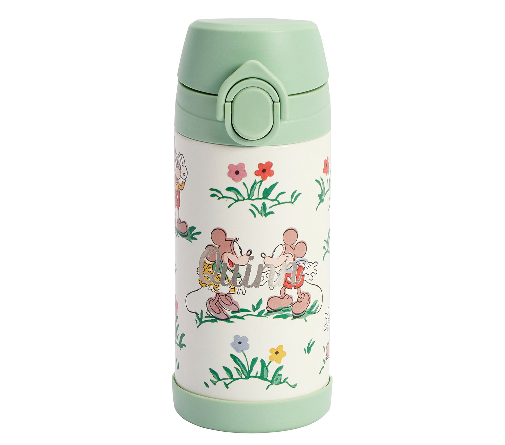 Mackenzie Disney Home x Sanderson Floral Mickey & Minnie Mouse Water Bottle