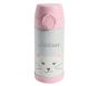 Mackenzie Glitter Cat Critter Water Bottle