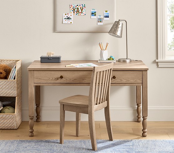 Pottery Barn ホワイト 木製 デスク 引き出し付き ポッタリーバーン Pottery Barn ホワイト 木製 デスク 引き出し付き ポッタリー