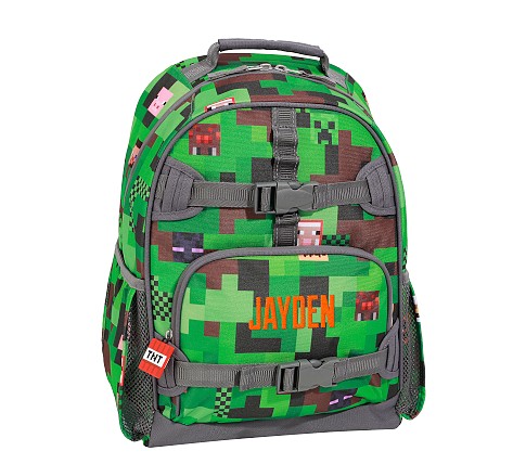 Minecraft Camo Backpack | Pottery Barn Kids