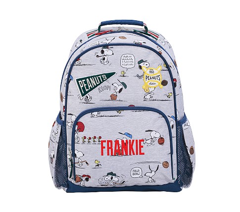 Pottery barn 新品　スヌーピー  宇宙　ポッタリーバーン リュック ポッタリーバーン☆暗闇で光るキッズリュック☆名入れ☆Small B