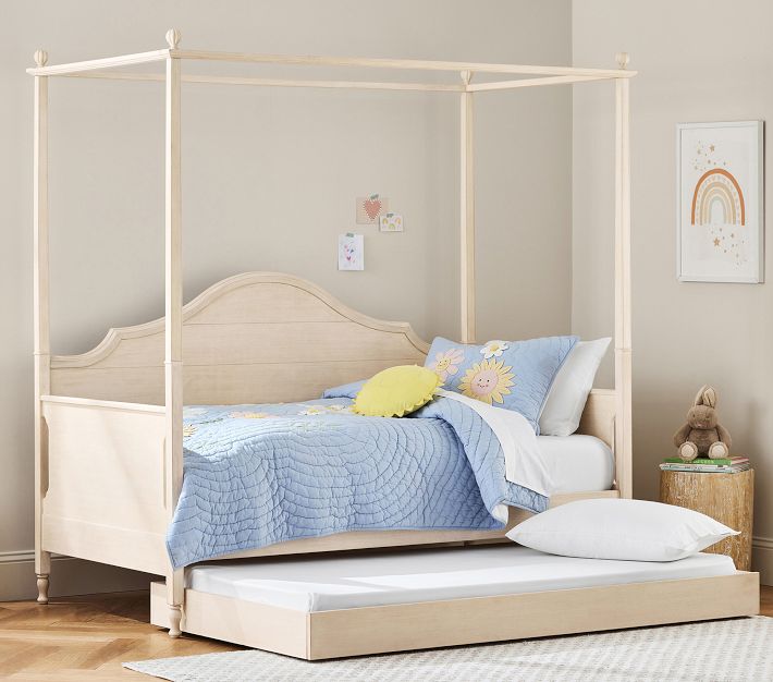 Juliette Canopy Daybed Trundle Pottery Barn Kids