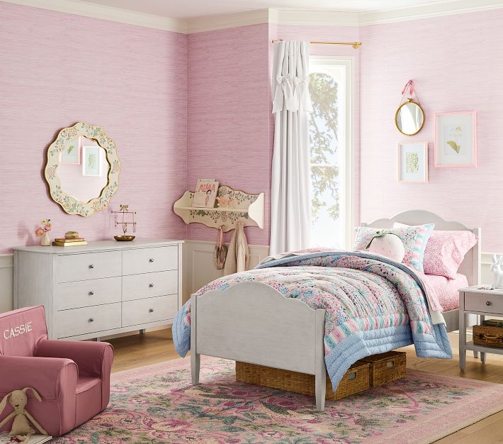 pottery barn バレリーナ　ピンク　新品 Ballerina Quilt & Shams | Pottery Barn Kids