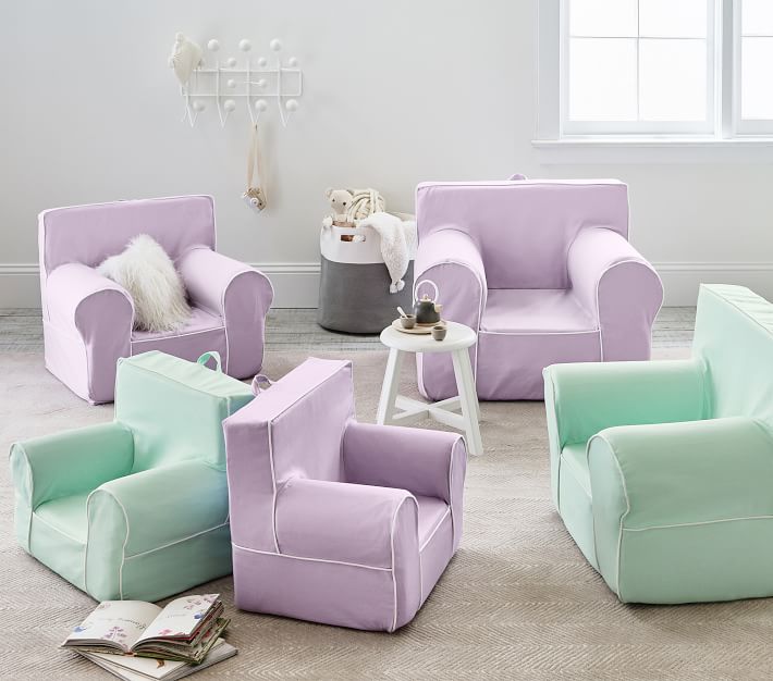 椅子(チェア)・スツール H&T Chair Co. ANYWHERE CHAIR Anywhere Chair®, Charcoal Twill | Pottery Barn Kids