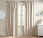 Evelyn Linen Scallop Valance Blackout Curtain