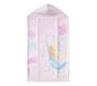 Mermaid Allover Kid Beach Hooded Towel UPF 50+