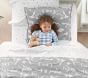 Shark Bones Glow-in-the-Dark Comforter &amp; Shams