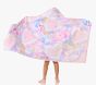 Heart Tie-Dye Kid Beach Hooded Towel UPF 50+