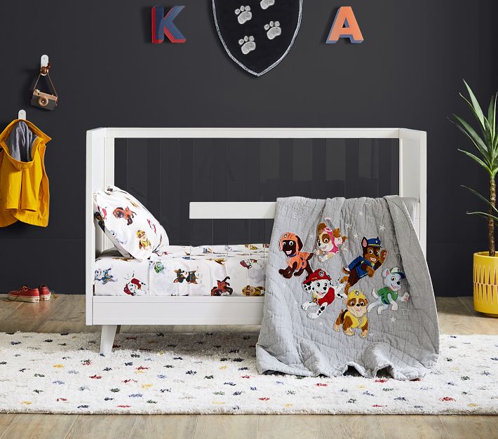 PAW Patrol™ Organic Toddler Bed Sheet Set Pottery Barn Kids