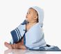 Whale Reversible Baby Beach Hooded Towel UPF 50+