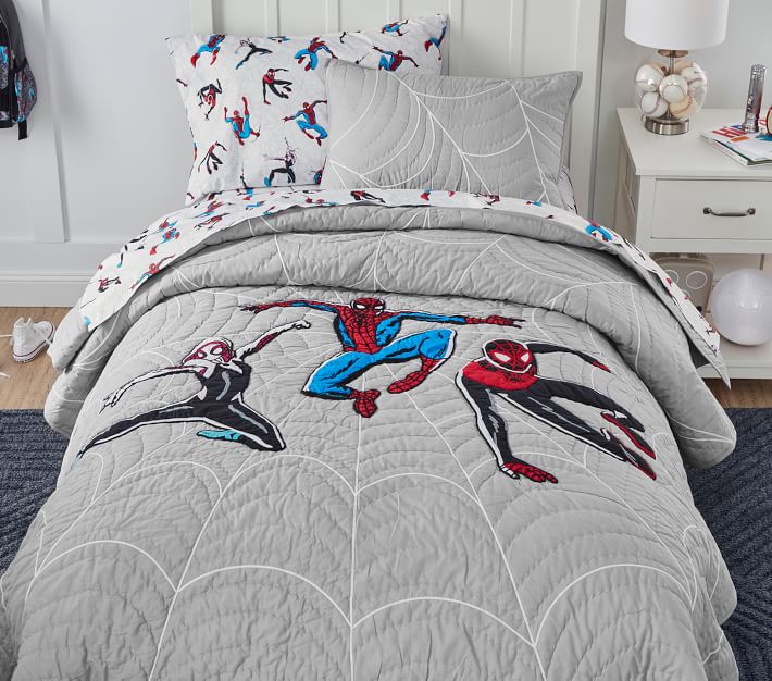 Spider-Man Glow-in-the-Dark Sheet Set Pottery Barn Kids