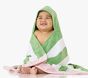 Rugby Stripe Flamingo Beach Hooded Towel UPF 50+