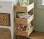 Woven Tiered Storage Cart