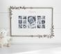 Monique Lhuillier Silver Butterfly First Year Metal Frame (15.5&quot; x 22&quot;)