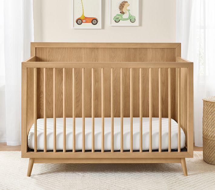 Mid Century Modern Convertible Crib Pottery Barn Kids