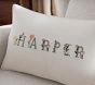 Heritage Floral Alphabet Personalized Pillow Cover