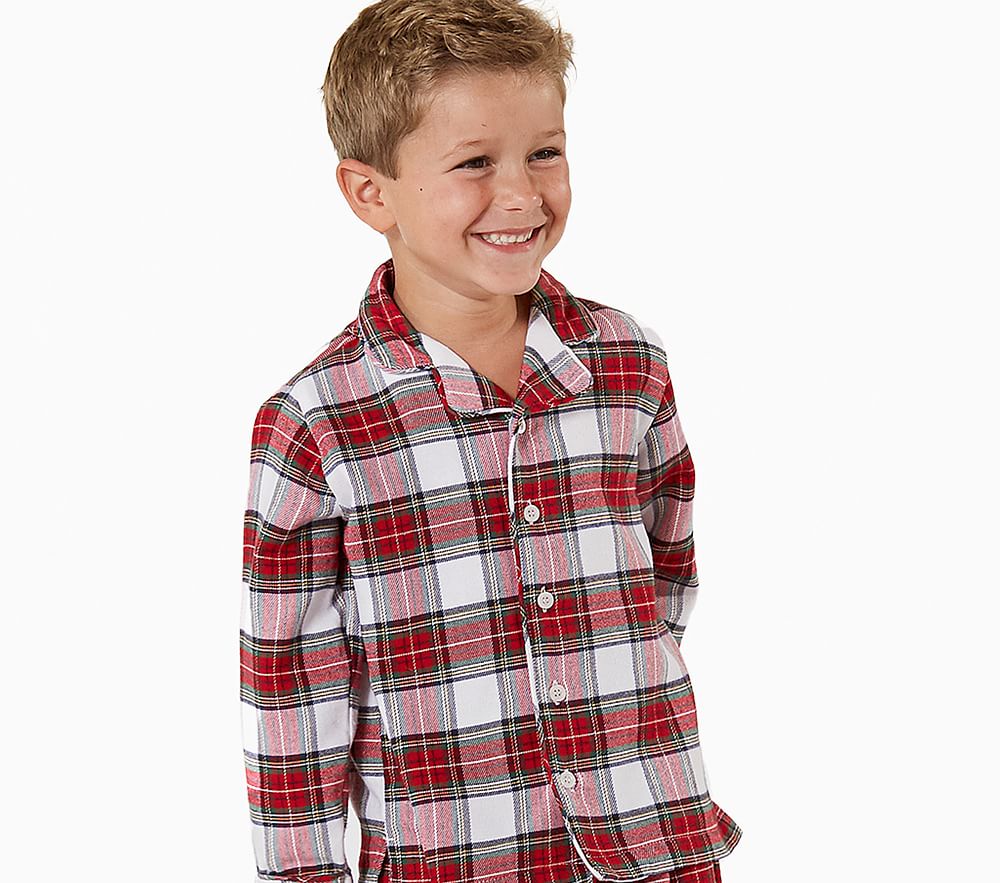 Morgan Plaid Flannel Pajama Set