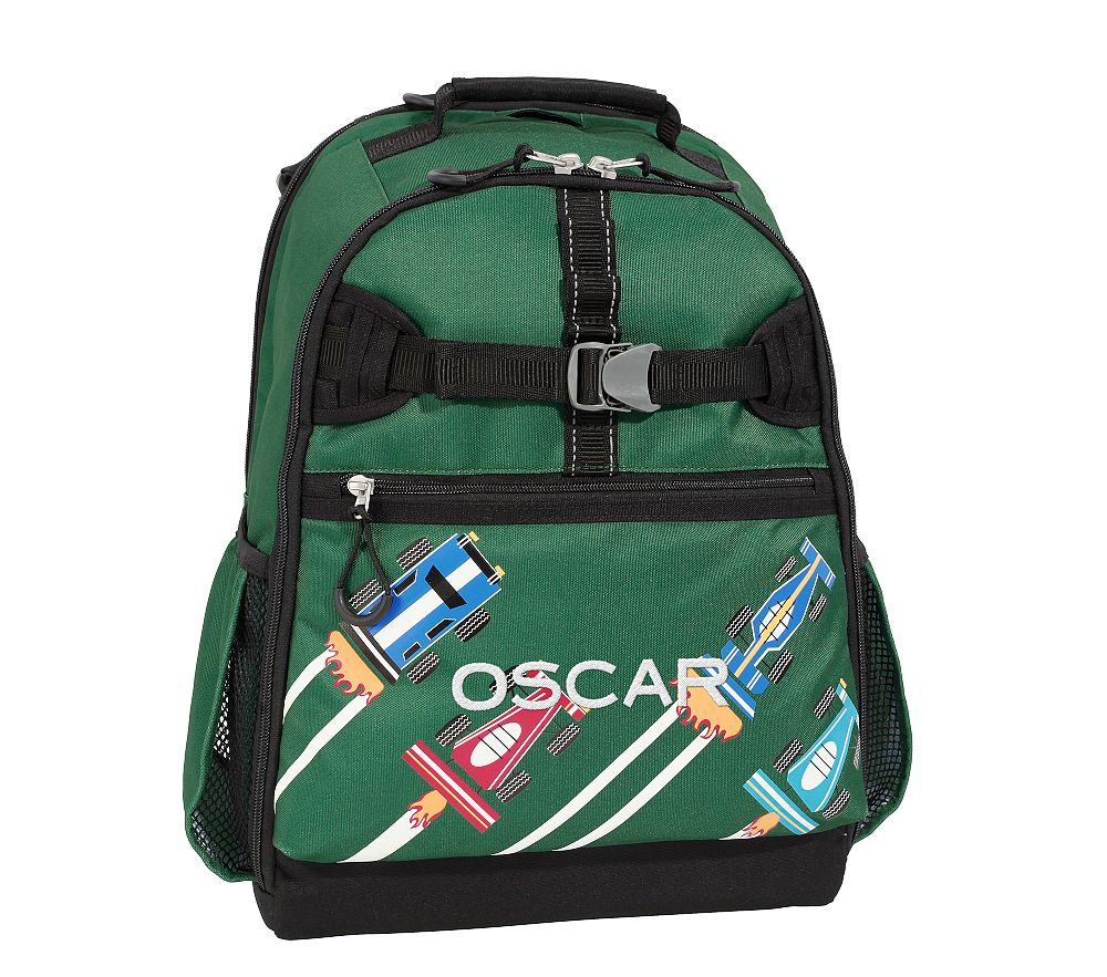 Mackenzie Remy Race Cars Glow-in-the-Dark Adaptive Backpack