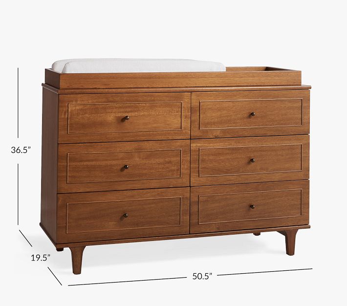 Dawson Extra-Wide Changing Table Dresser Topper Pottery Barn Kids