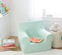 Kids Anywhere Chair®, Light Aqua with White Piping Slipcover Only