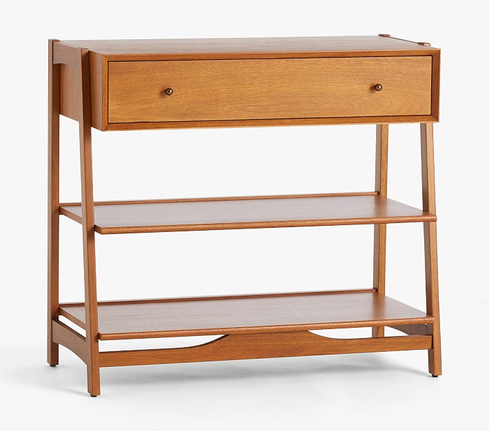 Mid-Century Changing Table Nursery Storage Pottery Barn Kids
