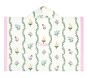 Stripe Floral Baby Beach Hooded Towel UPF 50+