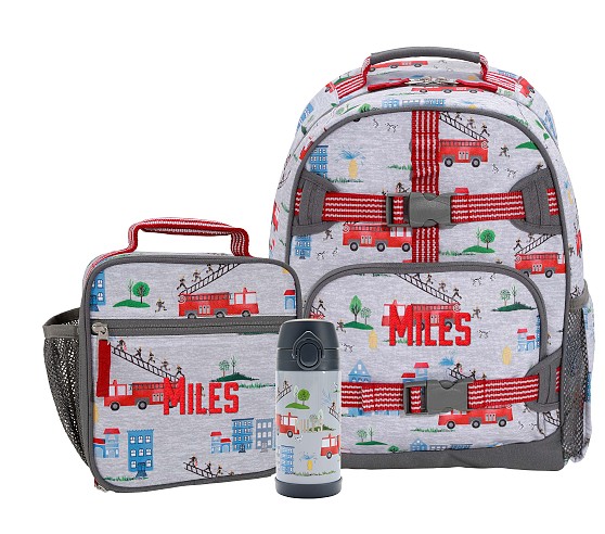 Bevalsa Kids Backpack Set For Boys - Includes Backpack, Bento Lunch Box, Insulated Bag & More